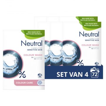 Neutral Waspoeder Color 4 x 18 scoops 4 x 1,04 kg