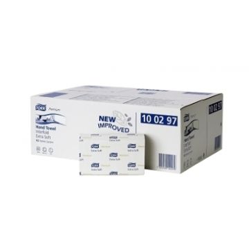 Tork Premium handdoek 21x100st (32) wit, 34 x 21 cm (32)