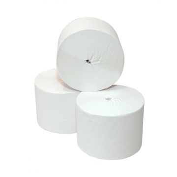 EcoWipe toiletpapier coreless 36x1400vel wit, 1 laags