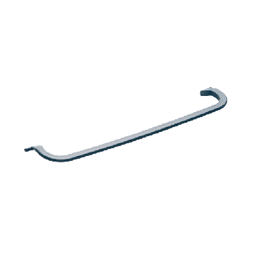VILEDA Origo metalen klemhaak afm. 37 x 7 x 2 cm