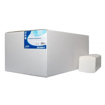 Handdoek Flushable wit 2 lgs 16x199v