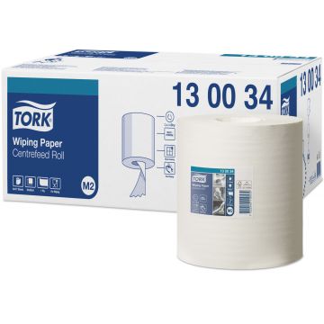 Tork Wiping Paper C-Feed 6x165m (32) wit, met koker(32)
