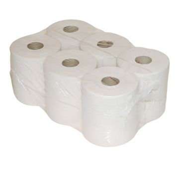 EcoWipe poetsrol midi 1 laags 6x300m recycled grijs (44)