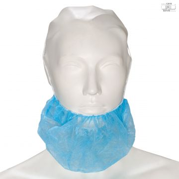 Baardmasker non woven blauw 20x100 stuks