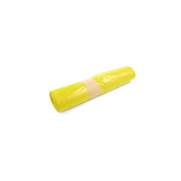 Afvalzak geel 58x100cm T23 20x25st.