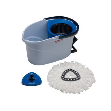 Vileda UltraSpin Mini starterkit 6L emmer, pers, frame, mop zonder steel