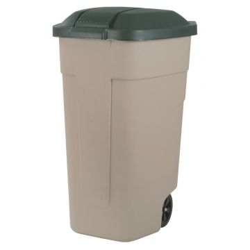 CURVER verrijdbare afvalbak 100 liter