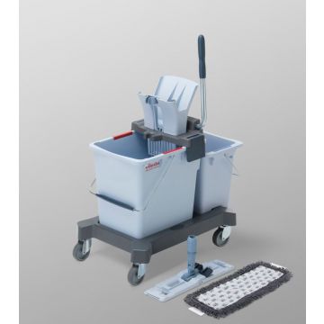 US Pro double bucket starter kit emmer 25 liter + 8 liter, r-microspeed Max mop