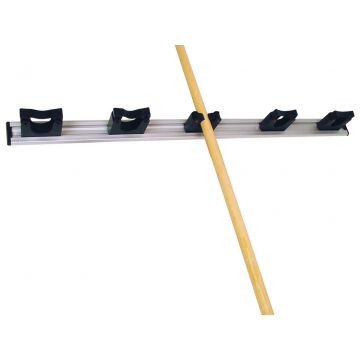 Toolflex Wandstrip met 5 steelklemmen 90 cm