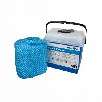 Wecoline Clean'n Easy Interieur blauw emmer 150 vellen