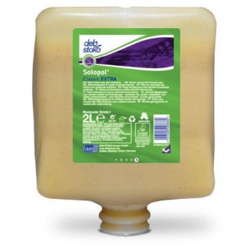 DEB Solopol Classic Extra zeep 4x2 L. Reinigingscrème met schuurkorrel