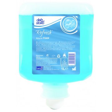 DEB Refresh Azure Foam Wash 6 x 1 L. Milde schuimzeep met frisse geur