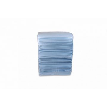 Reinigingsdoek light non woven blauw 10k KD90 38x40cm.