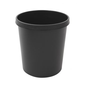 Afvalbak zwart rond 18 ltr. Model VB494900