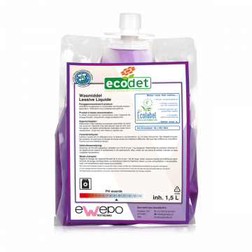 Ewepo Ecodet Easy Textielwasmiddel 2 x 1,5 liter