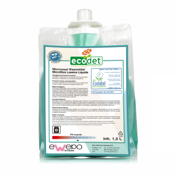 Ewepo Ecodet Easy Microvezelwasmiddel 2 x 1,5 liter