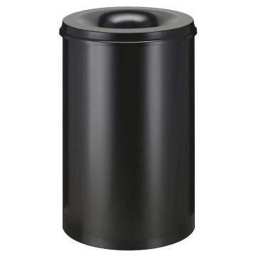 Vlamdovende papierbak zwart 110 liter