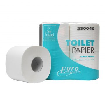 Euro Bulkpack toiletpapier 360 x 250 vel cellulose afmeting 20 x 10.4 cm