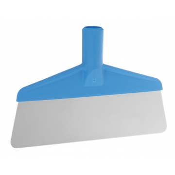 Vikan Vloerschraper polypropyleen flex. RVS staal blad 260 x 40 x 175 mm blauw