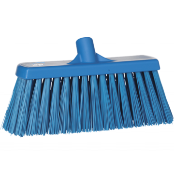 Vikan Bezem hard blauw 33 cm
