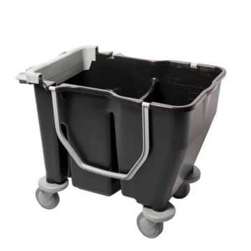 Rolemmer EM kunststof zwart 2x 15 Liter
