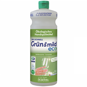 Dr.Schnell Grun and mild afwasmiddel 12 x 1 lIter eco