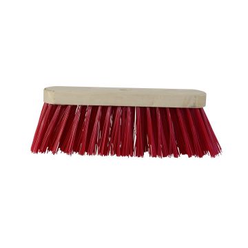 Straatbezem pvc rood 30cm FSC pure SCS-COC-000652-JH