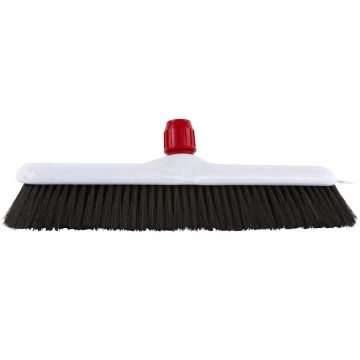 Betra Zaalveger 60 cm kunststof gemengd haar inclusief steelhouder