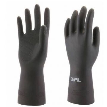 Heavy duty handschoen,rubber,zwart,mtXXL