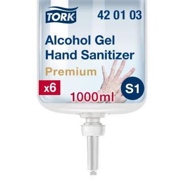 Tork Alcohol gel voor handdesinfectie S1 - 6 x 1 liter