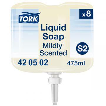Tork Mild geparfumeerde mini vloeibare handzeep S2 - 8 x 475 ml