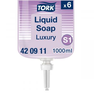 Tork Luxe Vloeibare handzeep S1 bloemengeur 6 x 1000 ml