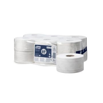 Tork Mini Jumborol wit 2 laags 12x180m. T2 (44)