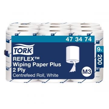 Tork Reflex Wiping poetsrol mini 9x67m.