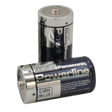 Batterij Duracell/Panasonic type C 2 st.