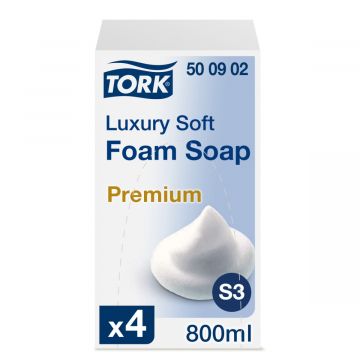 Tork Luxe Zachte Schuimzeep S3 - 4 x 800 ml
