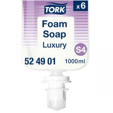 Tork Luxe Schuimhandzeep S4 bloemengeur 6 x 1 liter