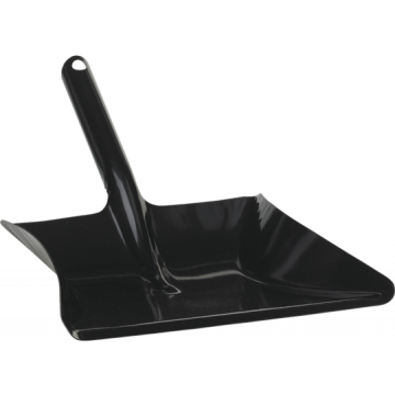 Vikan transport metalen stofblik zwart Afm.: 24 x 38 cm