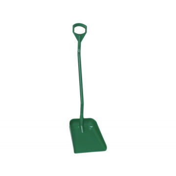 Vikan Schop met lange steel groot blad groen 130 cm