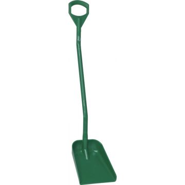 Vikan schop lange steel klein blad groen