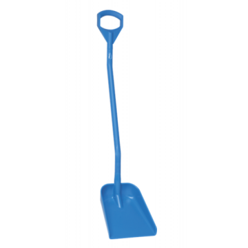 Vikan schop lange steel klein blad blauw