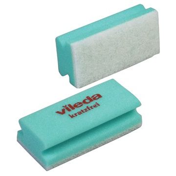 Vileda schuurspons groen/wit 10 st. 7 x 14 cm