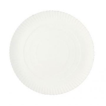 Verive Bord rond niet gecoat karton wit diameter 230 mm 1000 stuks