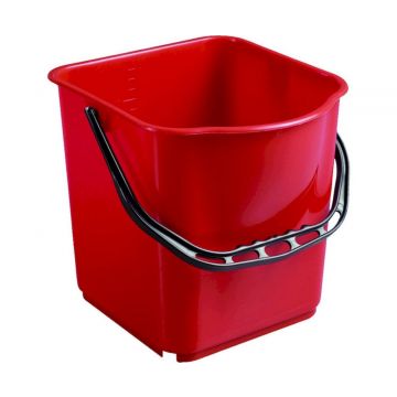 Filmop emmer 15 liter rood met handvat