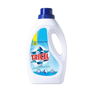 Tricel vloeibaar Ultra wasmiddel voor witte was 6 x 1,5 liter