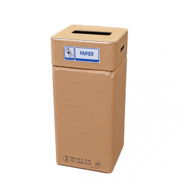Afvalbox Papier duurzaam karton 80 cm