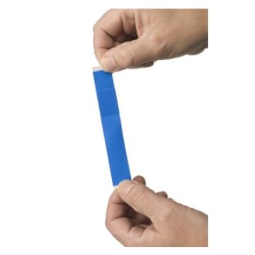 Pleister Blauw detecteerbaar 120x20mm 100 stuks