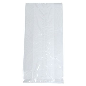 Zijvouwzakje HDPE transparant 18/4 x 35 cm 1000 stuks