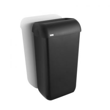 Satino Black Afvalbak 23 L. kunststof zwart 331830