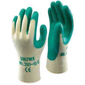 Showa Werkhandschoen 310 groene latex